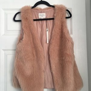 rose pink vest
